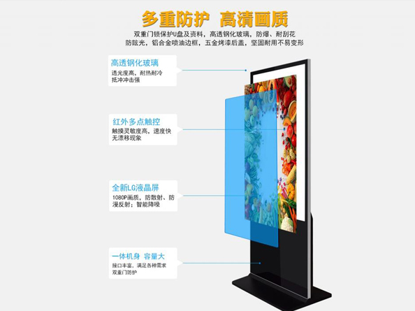LED液晶廣告機(jī)讓畫質(zhì)更炫耀