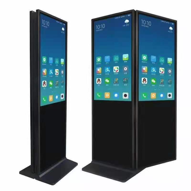 落地立式雙屏廣告機應用閱讀領域